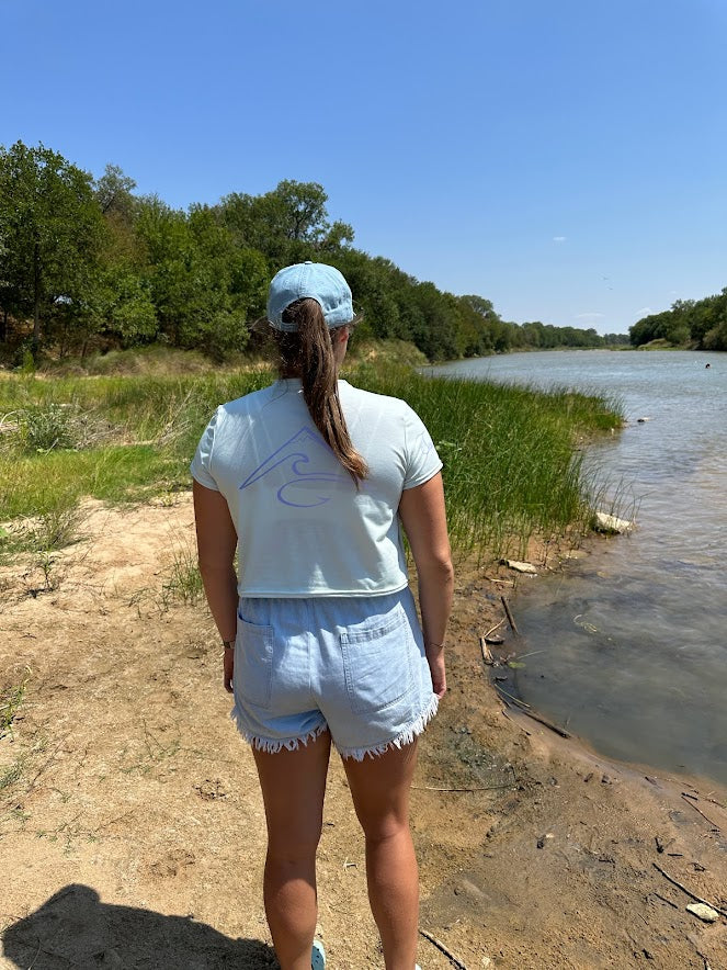 Out at Sea Crop Tee