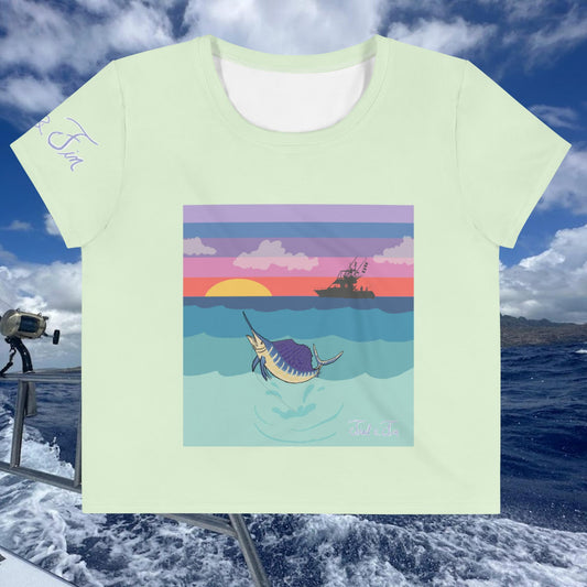 Out at Sea Crop Tee