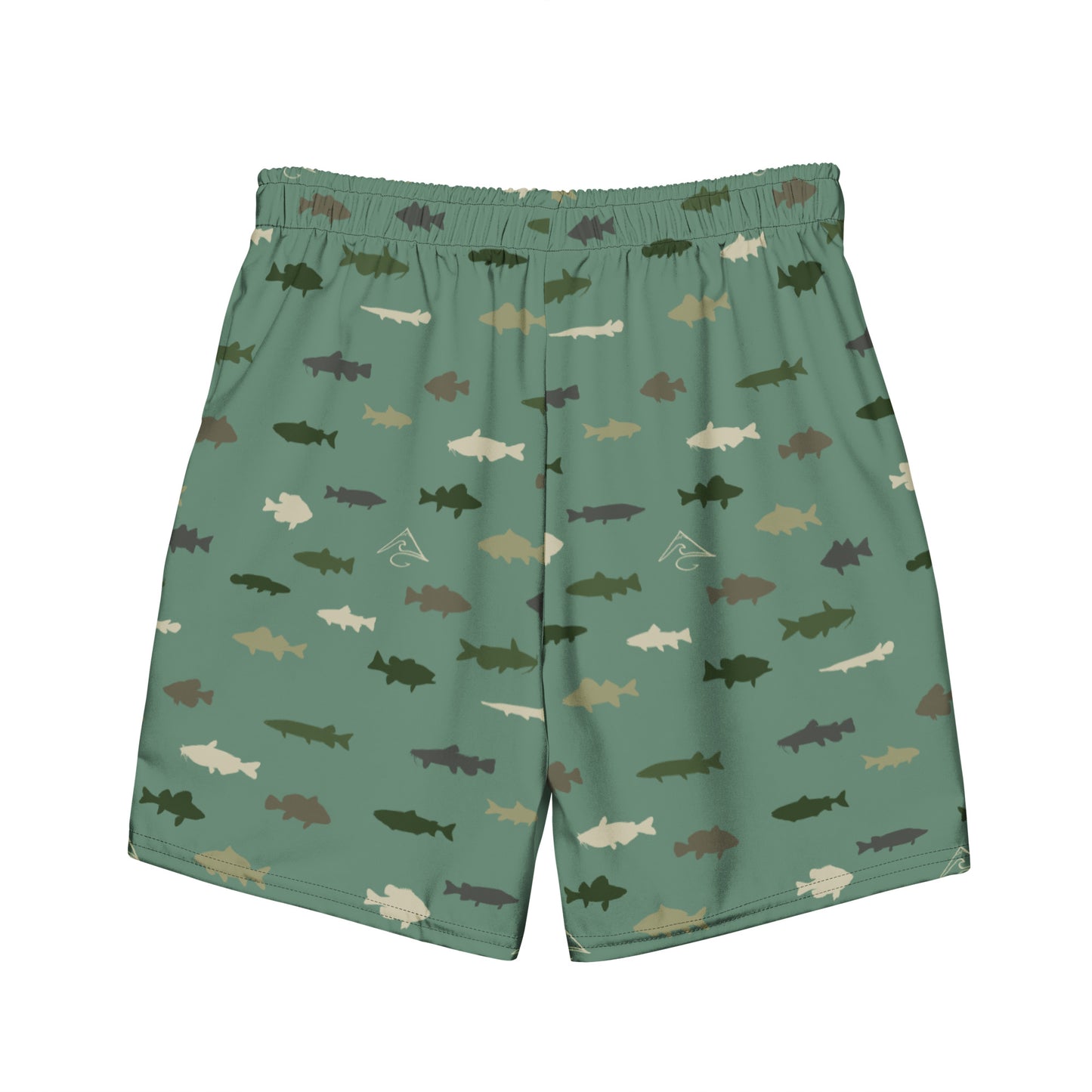 Midwest Fish Camo Swim Trunks