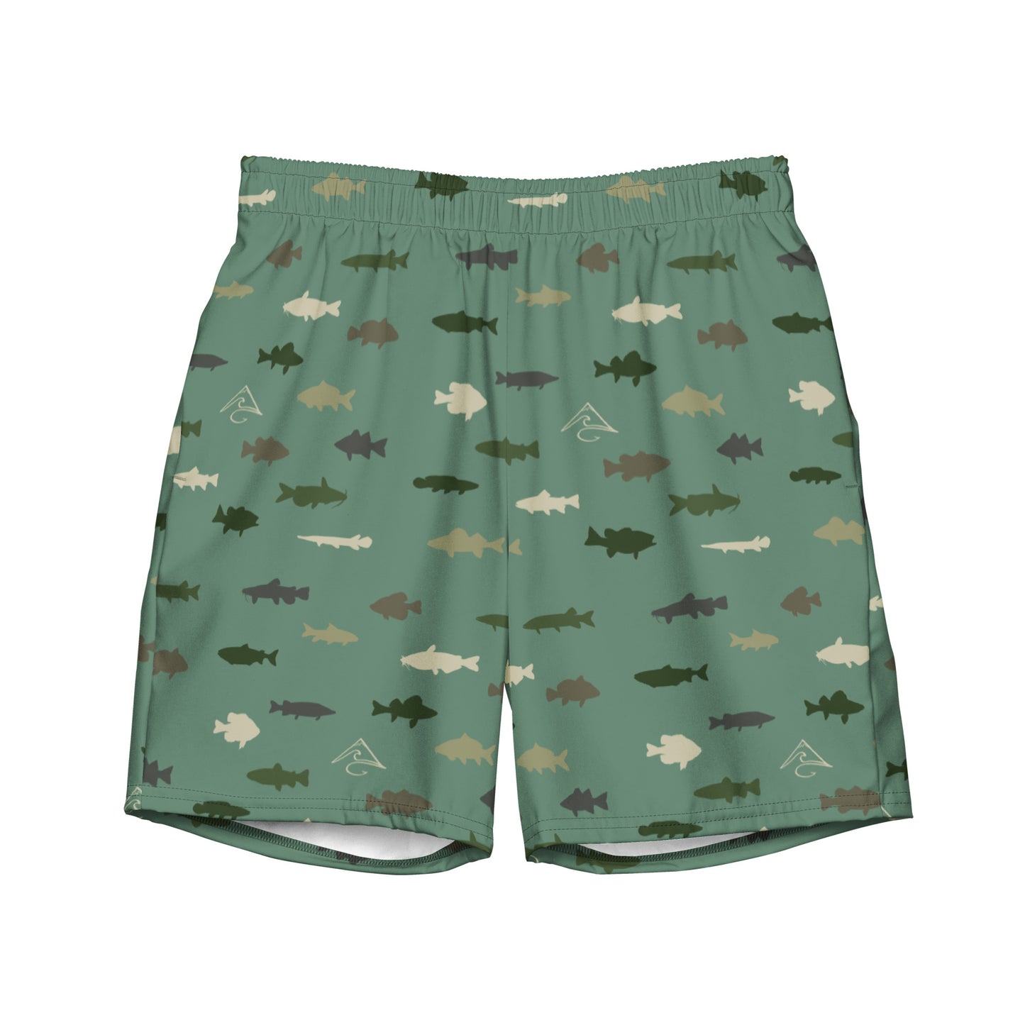 Midwest Fish Camo Swim Trunks