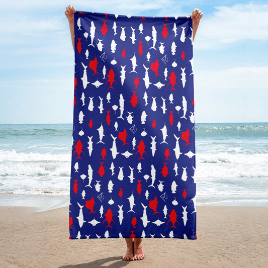 Merica Ocean Fish Towel