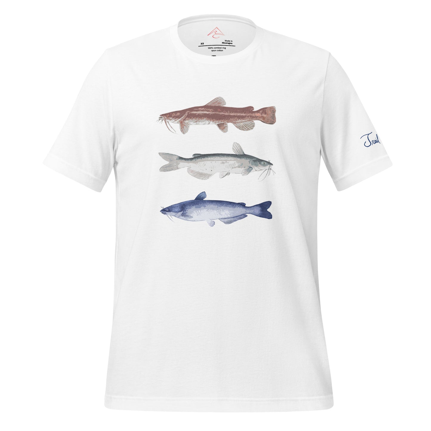 Front Red White and Bluecat T-Shirt